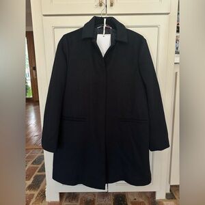 Max Mara Leisure Blu Notte Clava Coat NWT Size 6
